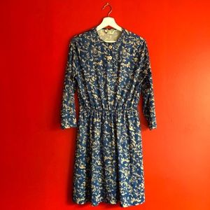 LAST CHANCE EUC Vintage 70s Pullover Midi Dress